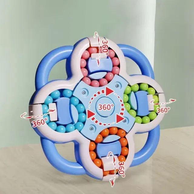 Puzzle Ball 4-Side | 3D Maze Fidget Cube Toy for Stress Relief & Brain Exercise