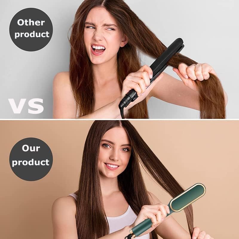 Electric Hair Straightening Comb | Fast Heating Ceramic Brush for Smooth & Shiny Hair