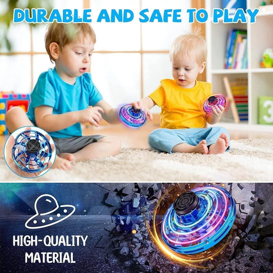 Magic Flying Orb Spinner Toy – Rechargeable Hand-Controlled LED Hover Ball for Kids & Adults (Multicolor)