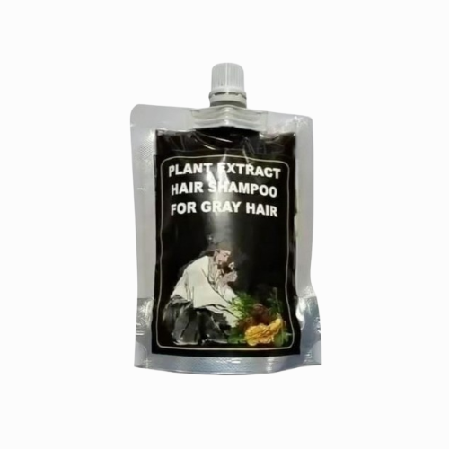 Herbal Hair Dye for Gray Hair – 200ml | Plant-Based, No Ammonia, with Fo-Ti, Black Sesame & Biota | For Women