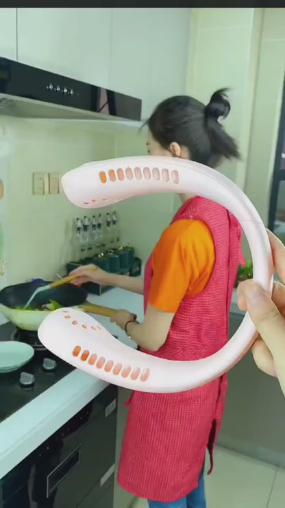 Bladeless Portable Neck Fan – Rechargeable, Hands-Free Cooling for Outdoor & Indoor Use