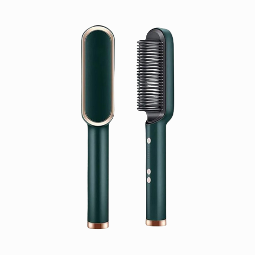Electric Hair Straightening Comb | Fast Heating Ceramic Brush for Smooth & Shiny Hair